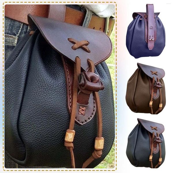 Bolsas de cintura Elven Leaf Body Bag Paquetes de senderismo para mujeres Cuero Pequeño Monedero Sporting Hip Fanny