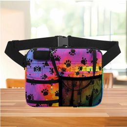 Sacs de taille Mode Coloré Chien Designer Sac Femmes Personnel Universel Fanny Pack Fournitures d'urgence Stockage Soins Infirmiers Hanche