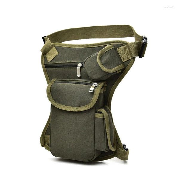 Bolsas de cintura Moda Motocicleta Pequeño Lado Portátil Bolsa de pierna impermeable al aire libre Casual Equipaje práctico