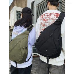 Sacs de taille Hip-Hop outillage sac messager hommes marque à la mode grande capacité personnalité japonaise sport de rue poitrine épaule