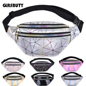 Heuptassen Holografische Vrouwen Roze Zilver Fanny Pack Vrouwelijke Heuptas Zwarte Geometrische Packs Laser Borst Telefoon Pouch Mannen 231013