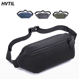 Taille Sacs HVTIL Design Original hommes taille sac hanche banane Pack Sports de plein air haute qualité mode Hip Hop poitrine sac anti-éclaboussures 231006