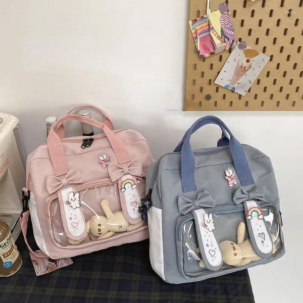 Sacs de taille Kawaii sac à dos épaule pour femmes coréen Style japonais étudiants dessin animé filles sac d'école Shopping voyage