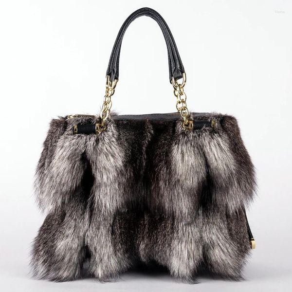 Bolsas de cintura Bolsos de mujeres de piel real de lujo