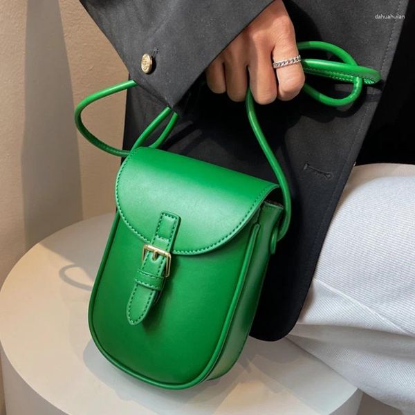 Sacs de taille de luxe été petit sac à bandoulière en cuir PU coloré pour femme mode mignon téléphone épaule côté sac à main Kawaii sacs à main
