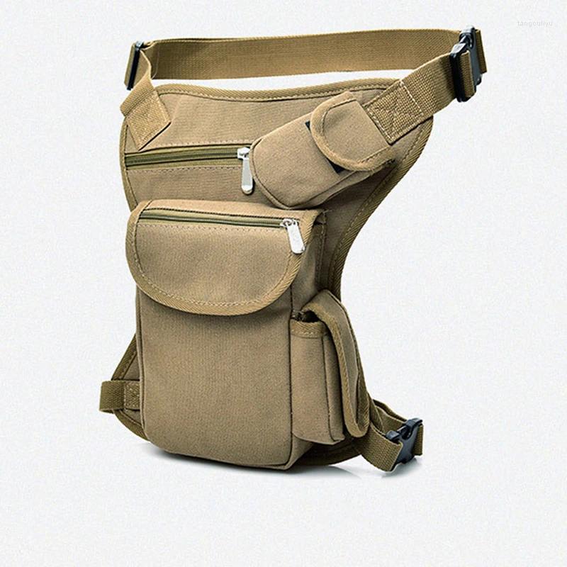 Waist Bags Men Canvas Drop Leg Pack Bag Belt Bicycle And Motorcycle Money Fanny For Work High Quality