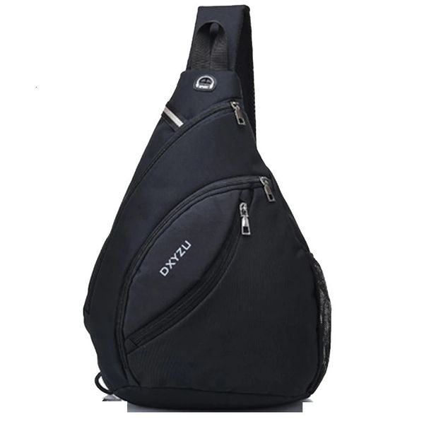 Sacs de taille Hommes Multifonctionnel Casual Épaule Voyage Sports de plein air Messenger Pack Bandoulière Sling Sac de poitrine pour homme femme 231013