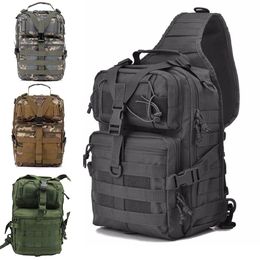 Bolsas de cintura Mochila militar Paquete de asalto táctico Crossbody Sling Bag Mochila impermeable Bolsa Senderismo al aire libre Paquete de camping Hombre Bolsa de hombro 231219