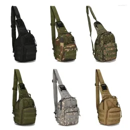 Sacs de taille Sac à bandoulière militaire - Sac à bandoulière tactique Camping Molle Daypack pour hommes