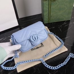Bolsas de cintura mini bolsas mujeres marmont cinturón bolso diseñador bolso de hombro de bolso de bolso billetera