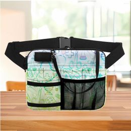 Marsupi Multi Pocket Pack Stetoscopi Forniture di emergenza durevoli Organizer Pouch Cinturino regolabile Farmacisti