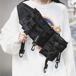 Taillezakken Multipocket Tactical Functional Pack TechWear Casual Telefoon Pouch Outdoor Running Hip Hop Rig Belt Streetwear 221208