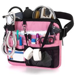 Heuptasjes Heuptasje voor verpleegkundigen Multi-pocket heupgordel met verstelbare heupriem Verpleegkundige heuptas Organizer Pouch Draagbaar 230627