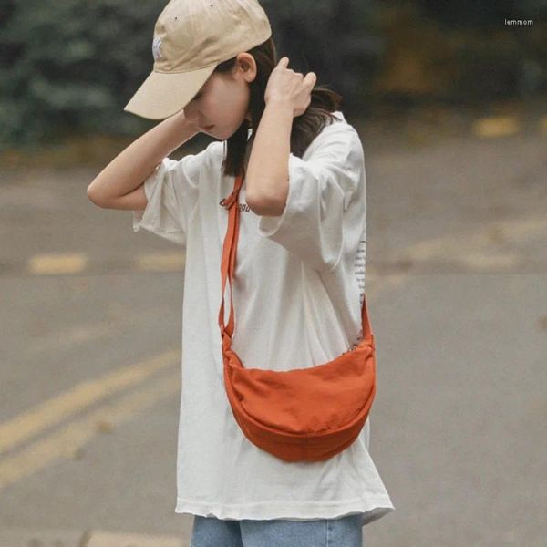 Sacs de taille en nylon pour femmes, petit sac léger japonais sous les bras, sac de boulettes simples