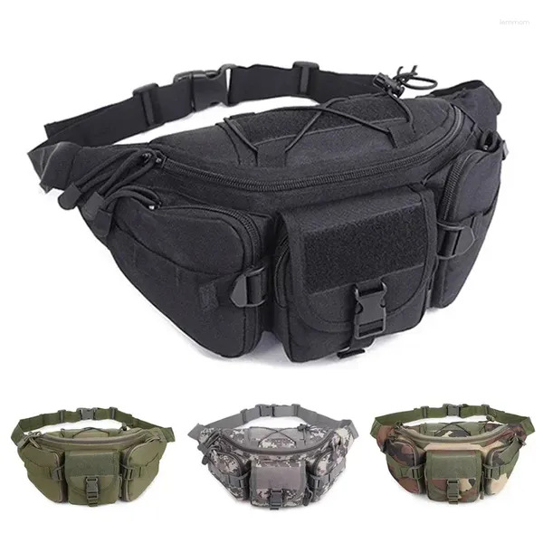 Sacs de taille Sac extérieur pour hommes Tactical étanche morte-molle camouflage de chasse à la chasse à l'escalade en nylon