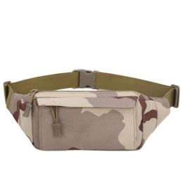 Sacs de taille Outdoor Men's Camouflage Bag Canvas Waterproof Portable Travel Crossbody Purse