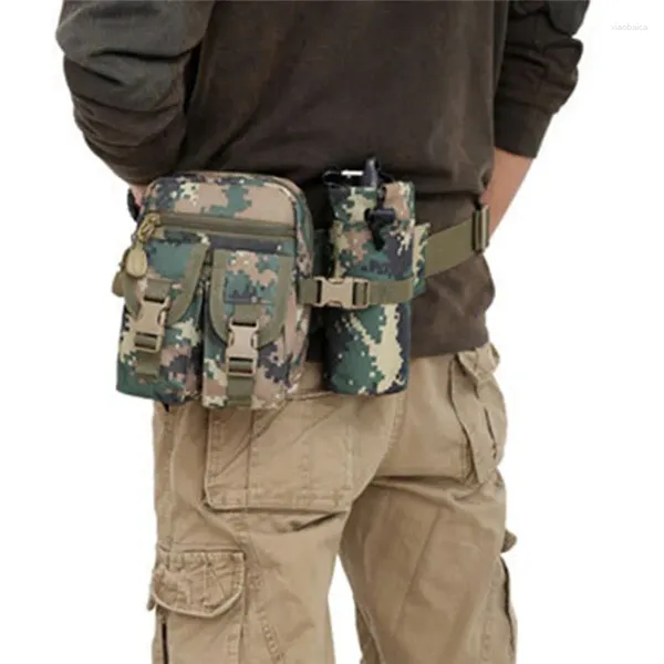 Sacs de taille en plein air petit sac de ceinture hommes tactique imperméable militaire randonnée armée désert