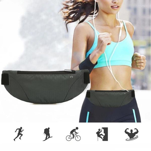 Sacs de taille sac de course Pack Hip Bum Fanny Packs Femmes Femmes Men Belt Sports Légères Pouche de téléphone respirant imperméable