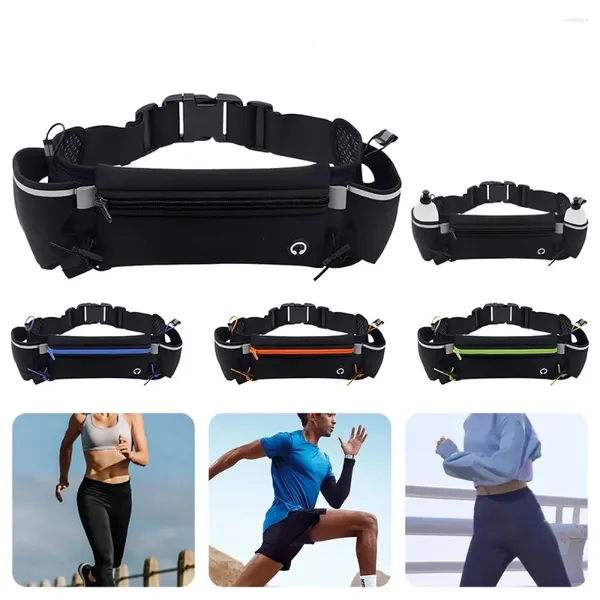 Sacs de taille Sac de course Sac de sport Fanny Pack Femmes Hommes Ceinture Téléphone Sac à dos d'hydratation Accessoires imperméables à l'eau