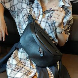 Bolsas de cintura Saleqi Paquetes de bolsas de cinturón para mujeres Diseñador Calidad Mujer Cuero genuino Fanny Pack
