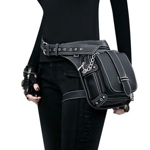 Taille Sacs Steam Punk Jambe Hanche Ceinture Banane En Plein Air Épaule Mobile Téléphone Fanny Packs Pack Pour Femmes Bourse Cyberpunk 221124