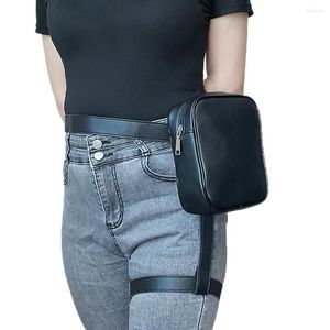 Taille Bags Street Fashion Pack Crossbody unisex schoudertas pu lederen pakketten kleine portemonnee ritssluiting vast voor buiten wandelen