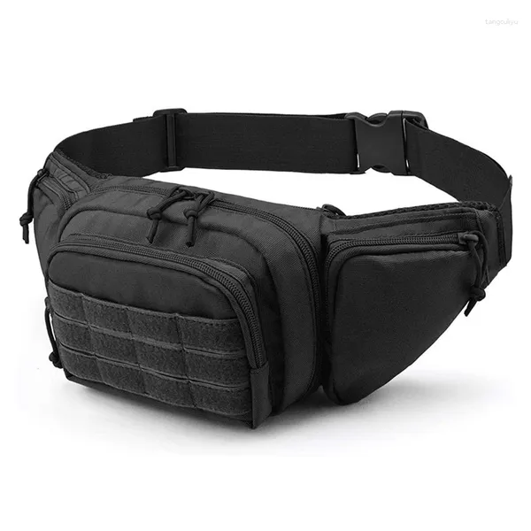 Bolsas de cintura Bolsa táctica Pistola Pistolera Militar Fanny Pack Sling Hombro Pecho al aire libre Assult Pistola oculta Llevar