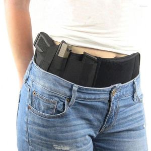 Sacs de taille Fonction tactique Étui au pistolet unisexe abdomen large ceinture militaire portable caché pour équipement de chasse extérieur