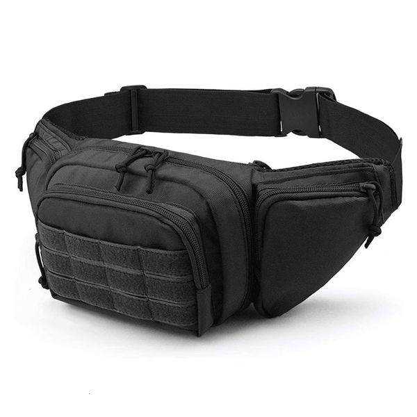 Sacs de taille Sac de taille tactique Pistolet Holster Militaire Fanny Pack Sling Sac à bandoulière Poitrine extérieure Assult Pack Pistolet dissimulé Carry Holster 230511