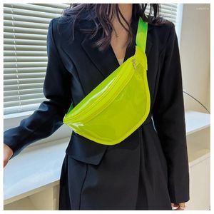 Sacs de taille transparents, sac de poitrine croisé pour femmes, mode d'été, ceinture de plage, sac à bandoulière, sport, entraînement, voyage décontracté