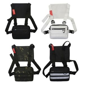 Waist Bags Unisex Streetwear Vest Chest Rig Oxford Cloth coat Hip Hop Pouching Functional Tactical Belt Packs 220831
