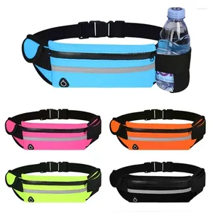 Sacs de taille Sac étanche pour portefeuille Porte-pack d'eau Tenir les femmes Gym Courir Téléphone Vélo Courir Ceinture Sports Hommes