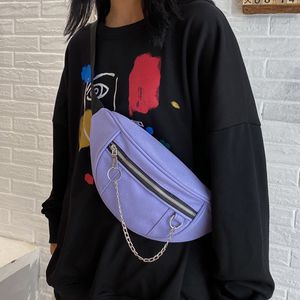 Taille Sacs Femmes Chaîne Taille Sac Dames Designer Toile Fanny Pack Mode Voyage Argent Téléphone Poitrine Banane Sac Femme Bum Ceinture Sacs 230519