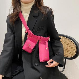 Sacs de taille femmes mode Niche Packs femme rose messager petit sac tout Match dames décontracté téléphone intelligent Fanny poitrine pochette