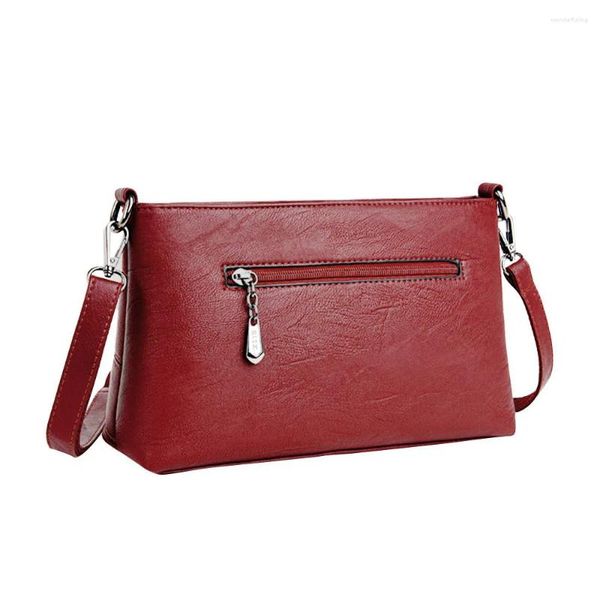 Bolsas de cintura Bolso de mujer Bolso de cuero a cuadros Messenger Bag Hombro Pequeño Paquete cuadrado Bolsos de diseñador Bolsa Feminina Sacs Dame