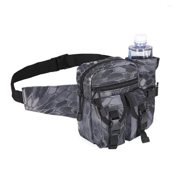 Sacs de taille Femmes hommes Randonnée Bouteille d'eau Bouteille Voyage Fanny Nylon Durable Sac de camping ajusté en plein air