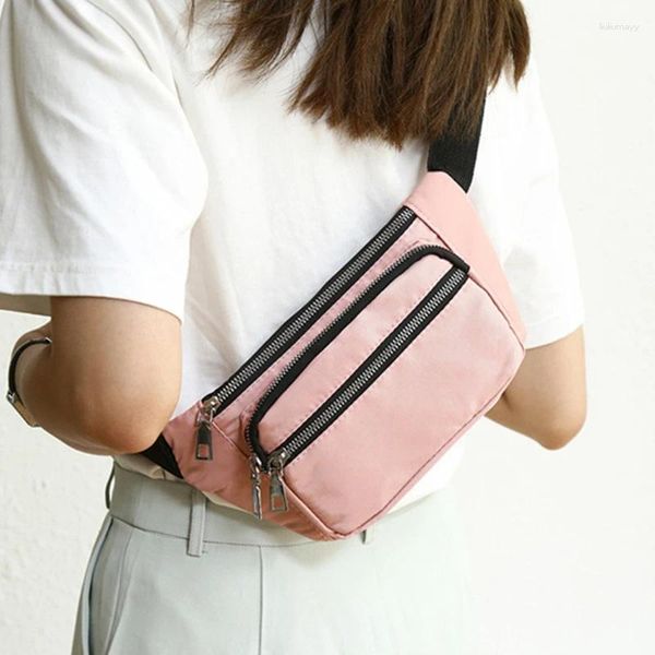 Bolsas de cintura bolso para mujeres oxford fanny paquete