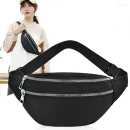 Sacs de taille pour femmes, sac solide à l'extérieur de la toilette, organisateur de rangement unisexe Fanny Tracel banane sport course à pied, pochette d'argent