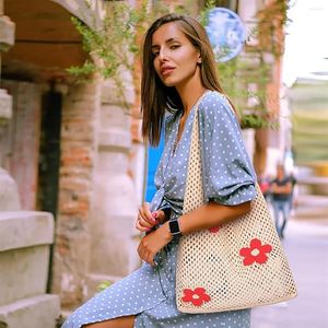 Sacs de taille pour femmes, fourre-tout en Crochet, sac à main esthétique, sac à main fée Grunge mignon en toile, piscine de plage pour filles