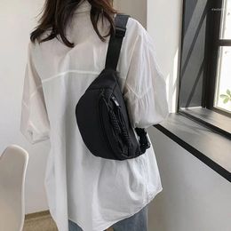 Taille Taschen Frauen Sling Pack Leinwand Mode Lauf Tasche Einfache Casual Einfarbig Wasserdicht Gürtel