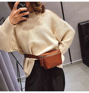 Taille Sacs Femmes En Cuir Fanny Pack Zipper Peau Poitrine Grande Capacité Banane Mode Femme Ceinture Portefeuille 221208