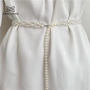 Ceintures de chaîne de taille arrivée femmes élégantes ceinture de perles femmes filles robe bracelet en cristal de mariage 339 230825