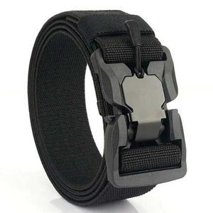 Ceintures de chaîne de taille Nouvelle ceinture tactique relemotte rapide boucle magnétique ceinture militaire soft réel accessoires de sports en nylon yd881 y240422