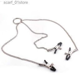 Tailleketting Riemen Sexy flirt Tepelklemmen Schaamlippen Tepelklemmen Met kettingclips Slaaf Bdsm Fetisj Erotisch speelgoed Sekstool voor vrouwen Volwassen GameL231221