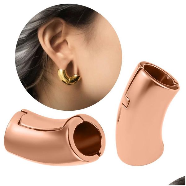 Ceintures De Chaîne De Taille Vanku 2 Pcs Top Qualité Oreille Lobe Manchette Jauge Bouchons Tunnels Civière Poids Pour Femmes Clip Sur Cartilage Corps Jewelr Dh4Qf