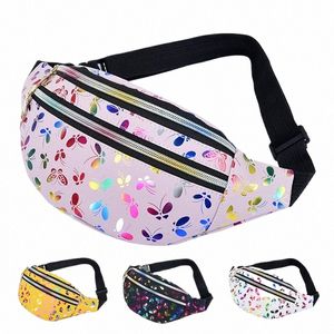 Taille Pack Fanny Banana Sacs holographiques Femmes Ceinture Sac Mey Phe Titulaire Voyage Plage Daypack Hip Bum Laser Hologramme 2020 63zg #