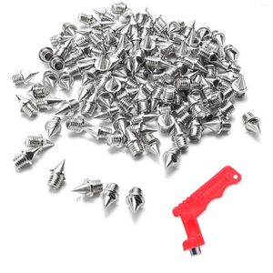 Prise en charge de la taille 120pcs Aigne de champ de piste de marque Wrench Running Shoe Spikes Steel 0,25 pouce