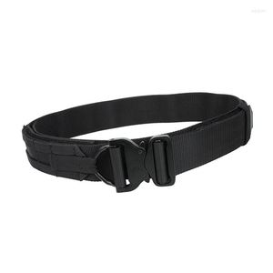 Support de taille 3565-BK/ 1,75 pouces ceinture de sport entraînement militaire boucle en métal tactique