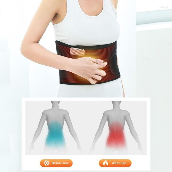 Soporte de cintura Cinturón de masaje de calefacción ajustable Control de temperatura de 3 niveles Vibración Mujeres Almohadilla menstrual Alivio del dolor