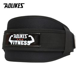 Soutien de la taille AOLIKES Fitness Ceinture d'haltérophilie Haltère Haltère Formation Dos Haltérophilie Gym Squat Dip Powerlifting 230608